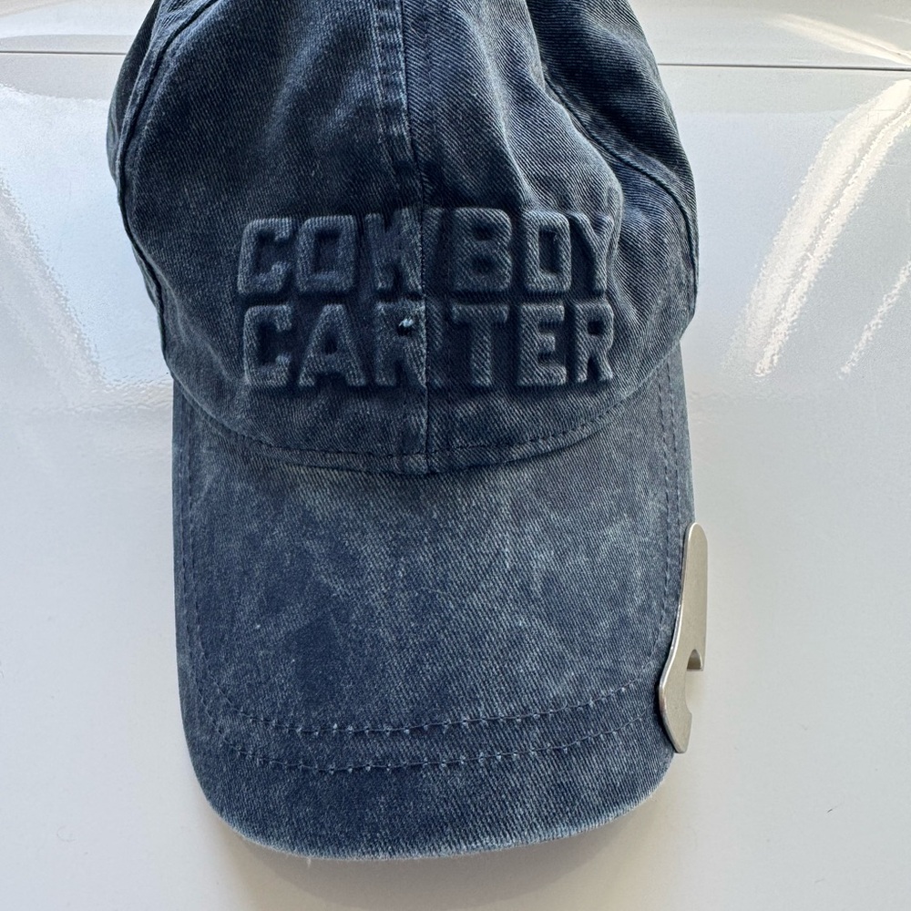 Cowboy Carter Blue Denim Cap